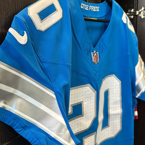 Barry Sanders Detroit Lions Nike Retired Player Vapor F.U.S.E. Elite NFL Jersey - Picture 4 of 8